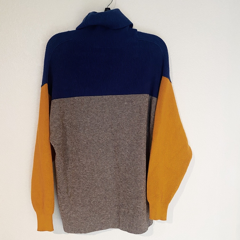Free People Softly Structured Color Block Sweater… - image 5